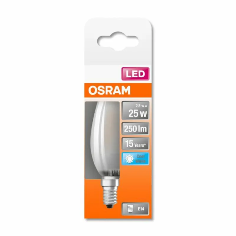 Luminaires Osram OSRAM LED Retrofit E14 2,5 Watt 4000 Kelvin 250 lumen