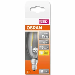 Luminaires Osram OSRAM LED Retrofit E14 1,5 Watt 2700 Kelvin 136 lumen