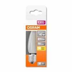 Luminaires Osram OSRAM LED Retrofit E27 4 watt 2700 kelvin 470 lumen