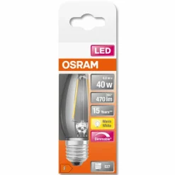 Luminaires Osram OSRAM LED Retrofit E27 4,8 watt 2700 kelvin 470 lumen
