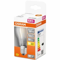 Luminaires Osram OSRAM LED Retrofit LED B22d 6,5 Watt 2700 Kelvin 806 Lumen