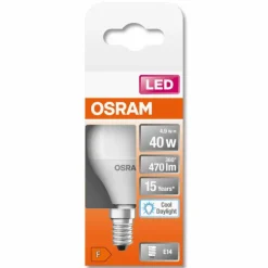 Luminaires Osram OSRAM LED STAR E14 4,9 watt 6500 kelvin 470 lumen