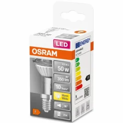 Luminaires Osram OSRAM LED STAR E14 4,5 Watt 2700 Kelvin 350 lumen
