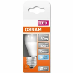 Luminaires Osram OSRAM LED Star E27 7,5 Watt 4000 Kelvin 806 Lumen