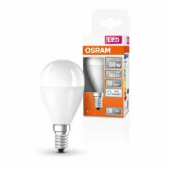 Luminaires Osram OSRAM LED Star E14 7,5 Watt 6500 Kelvin 806 Lumen