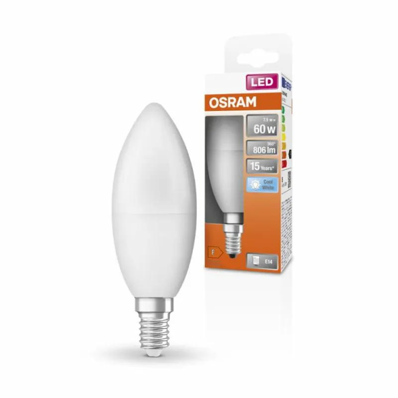 Luminaires Osram OSRAM LED Star E14 7,5 Watt 4000 Kelvin 806 Lumen