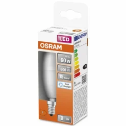 Luminaires Osram OSRAM LED Star E14 7,5 Watt 6500 Kelvin 806 Lumen