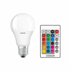 Luminaires Osram Osram LED STAR E27 9 Watt LED RGBW