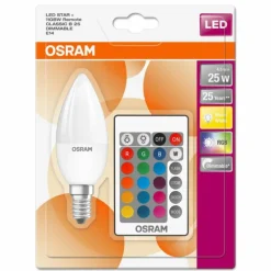 Luminaires Osram Osram LED STAR E14 RGBW 4,5 Watt
