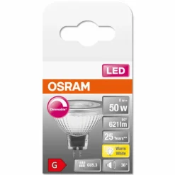 Luminaires Osram OSRAM LED SUPERSTAR GU5.3 8 Watt 2700 Kelvin 621 Lumen