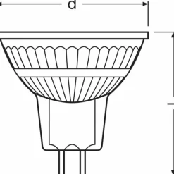 Luminaires Osram OSRAM LED Superstar GU5.3 3,4 Watt 2700 kelvin 230 Lumen
