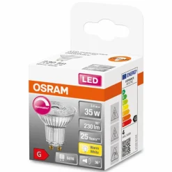 Luminaires Osram OSRAM LED SUPERSTAR LED GU10 3,4 watt 2700 kelvin 230 lumen