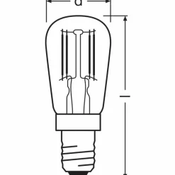 Luminaires Osram OSRAM Lot de 2 LED Special E14 2,8 Watt 2700 Kelvin 250 Lumen