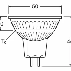 Luminaires Osram OSRAM Lot de 2LED Superstar GU5.3 5 Watt 2700 Kelvin 345 Lumen