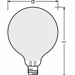 Luminaires Ledvance OSRAM Retrofit LED E27 17 Watt 2700 Kelvin 2452 lumen