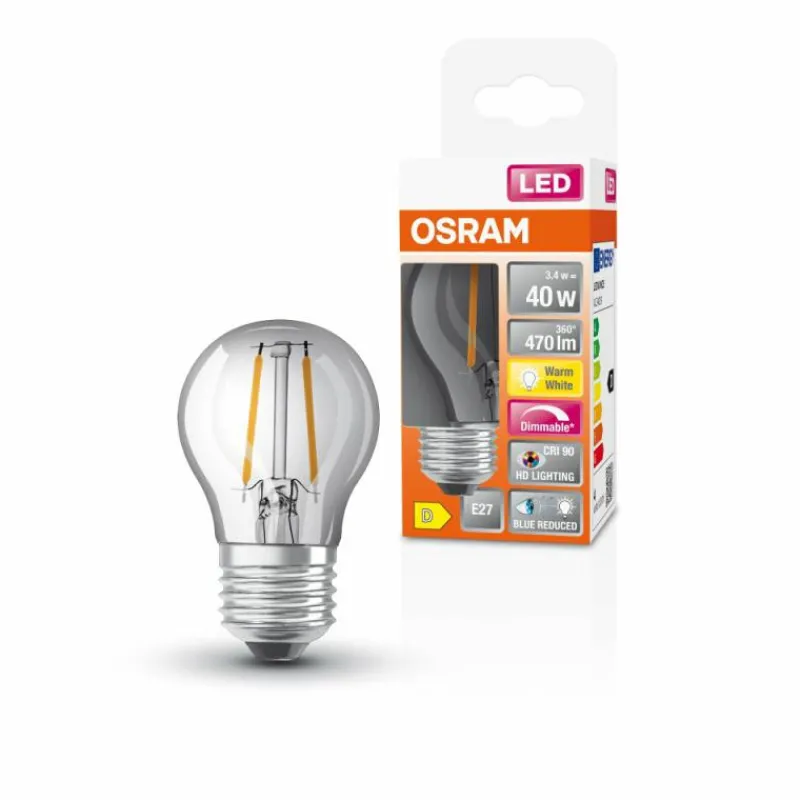 Luminaires Osram OSRAM SUPERSTAR LED E27 3,4 watt 2700 kelvin 470 lumen