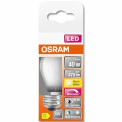 Luminaires Osram OSRAM SUPERSTAR LED E27 3,4 watt 2700 kelvin 470 lumen