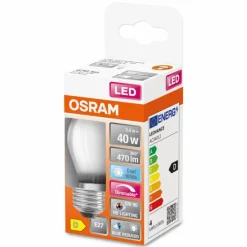 Luminaires Osram OSRAM SUPERSTAR LED E27 3,4 Watt 4000 Kelvin 470 lumen