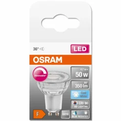 Luminaires Osram OSRAM SUPERSTAR PLUS LED GU10 4,7 watt 4000 kelvin 350 lumen