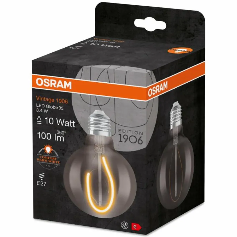 Luminaires Osram OSRAM Vintage 1906® LED E27 3,4 Watt 1800 Kelvin 100 Lumen
