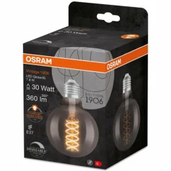 Luminaires Osram OSRAM Vintage 1906® LED E27 7,8 Watt 1800 Kelvin 360 lumen