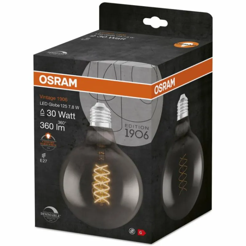 Luminaires Osram OSRAM Vintage 1906® LED E27 7,8 Watt 1800 Kelvin 360 lumen