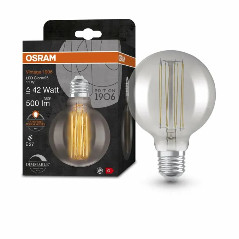 Luminaires Osram OSRAM Vintage 1906® LED E27 11 Watt 1800 Kelvin 500 Lumen