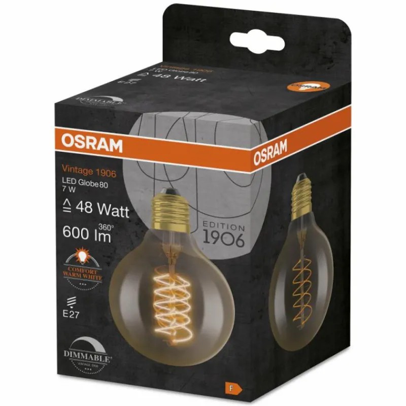 Luminaires Osram OSRAM Vintage 1906® LED E27 7 Watt 2200 Kelvin 600 Lumen