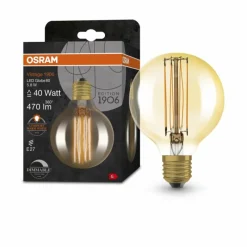 Luminaires Osram OSRAM Vintage 1906® LED E27 5,8 watt 2200 kelvin 470 lumen