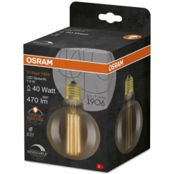 Luminaires Osram OSRAM Vintage 1906® LED E27 5,8 watt 2200 kelvin 470 lumen