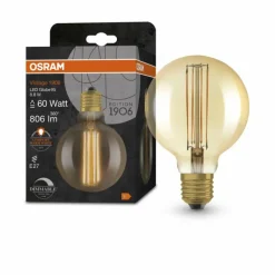 Luminaires Osram OSRAM Vintage 1906® LED E27 8,8 Watt 2200 Kelvin 806 Lumen