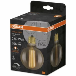 Luminaires Osram OSRAM Vintage 1906® LED E27 8,8 Watt 2200 Kelvin 806 Lumen