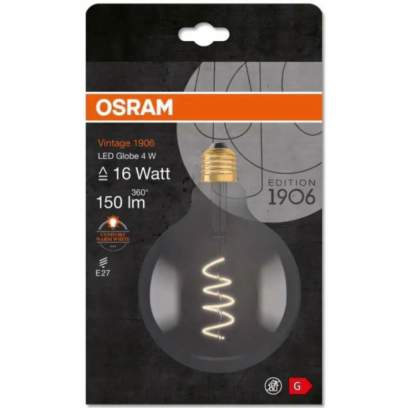 Luminaires Osram OSRAM Vintage 1906® LED E27 4 Watt 1800 Kelvin 140 Lumen