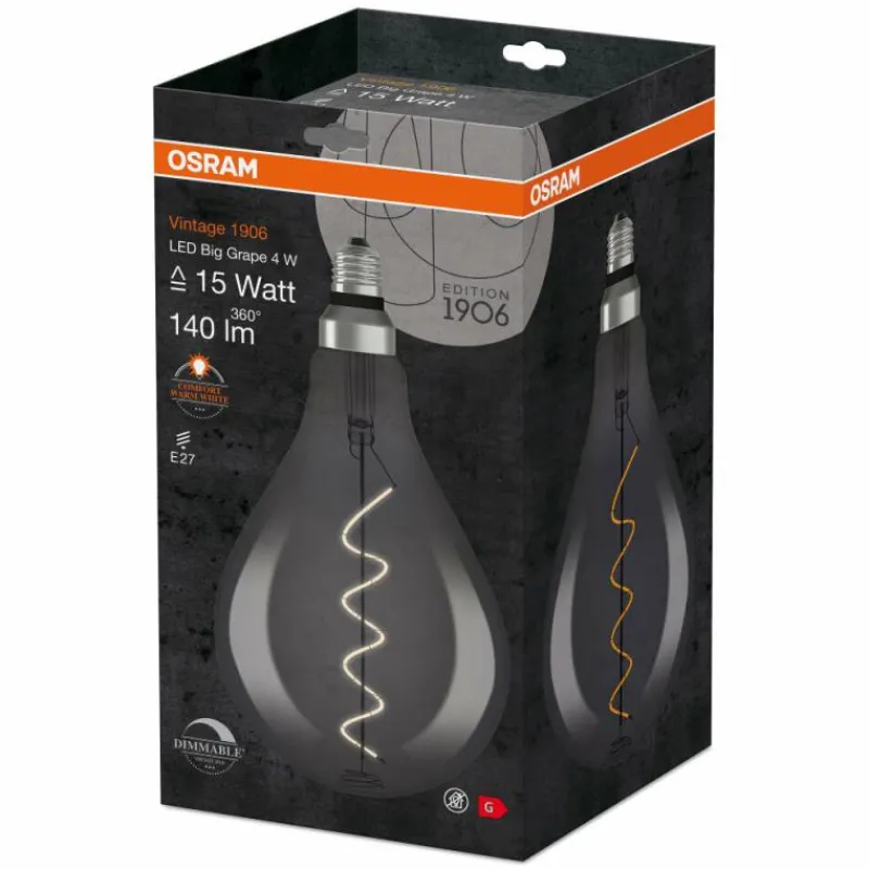 Luminaires Osram OSRAM Vintage 1906® LED E27 4 Watt 1800 Kelvin 140 Lumen