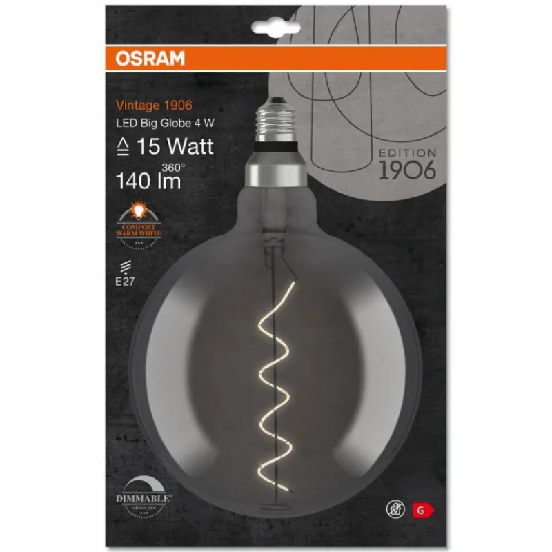 Luminaires Osram OSRAM Vintage 1906® LED E27 4 Watt 1800 Kelvin 140 Lumen