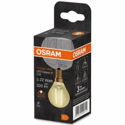 Luminaires Osram OSRAM Vintage 1906® LED E14 2,5 Watt 2400 Kelvin 220 lumen
