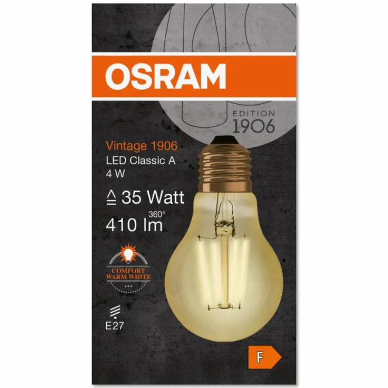 Luminaires Osram OSRAM Vintage 1906® LED E27 4 Watt 2400 Kelvin 410 Lumen