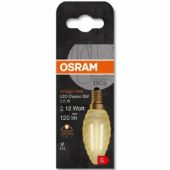 Luminaires Osram OSRAM Vintage 1906® LED E14 1,5 Watt 2400 Kelvin 120 lumen