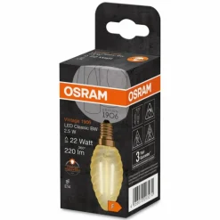 Luminaires Osram OSRAM Vintage 1906® LED E14 2,5 Watt 2400 Kelvin 220 lumen