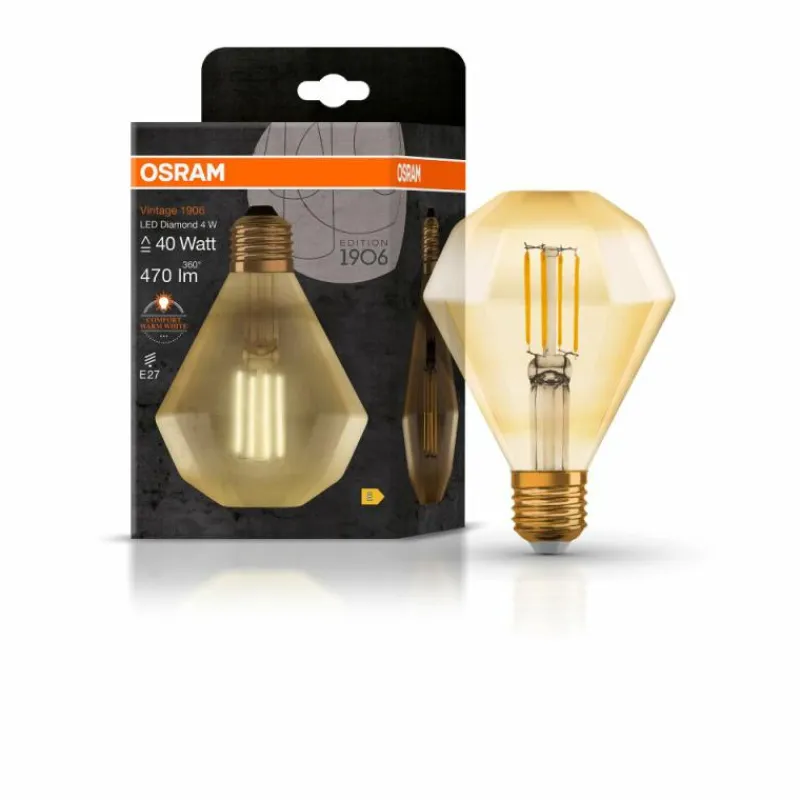Luminaires Osram OSRAM Vintage 1906® LED E27 4 Watt 2400 Kelvin 470 Lumen