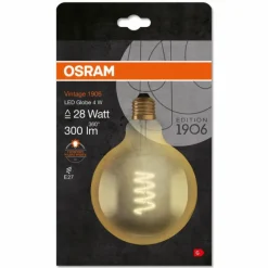 Luminaires Osram OSRAM Vintage 1906® LED E27 4 Watt 2000 Kelvin 300 Lumen
