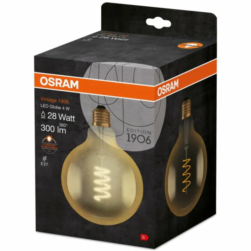 Luminaires Osram OSRAM Vintage 1906® LED E27 4 Watt 2000 Kelvin 300 Lumen