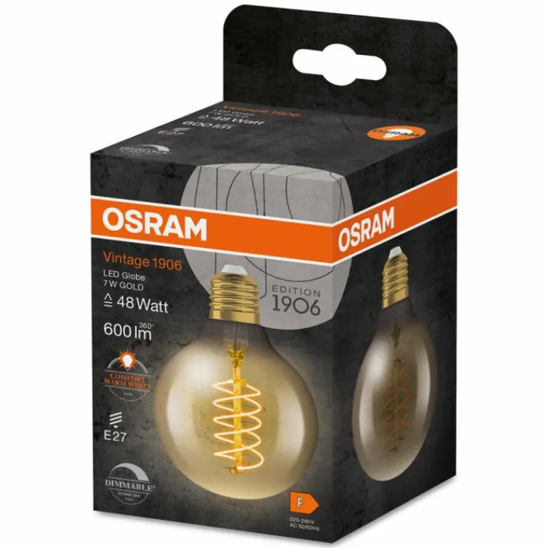 Luminaires Osram OSRAM Vintage 1906® LED E27 7 Watt 2200 Kelvin 600 Lumen