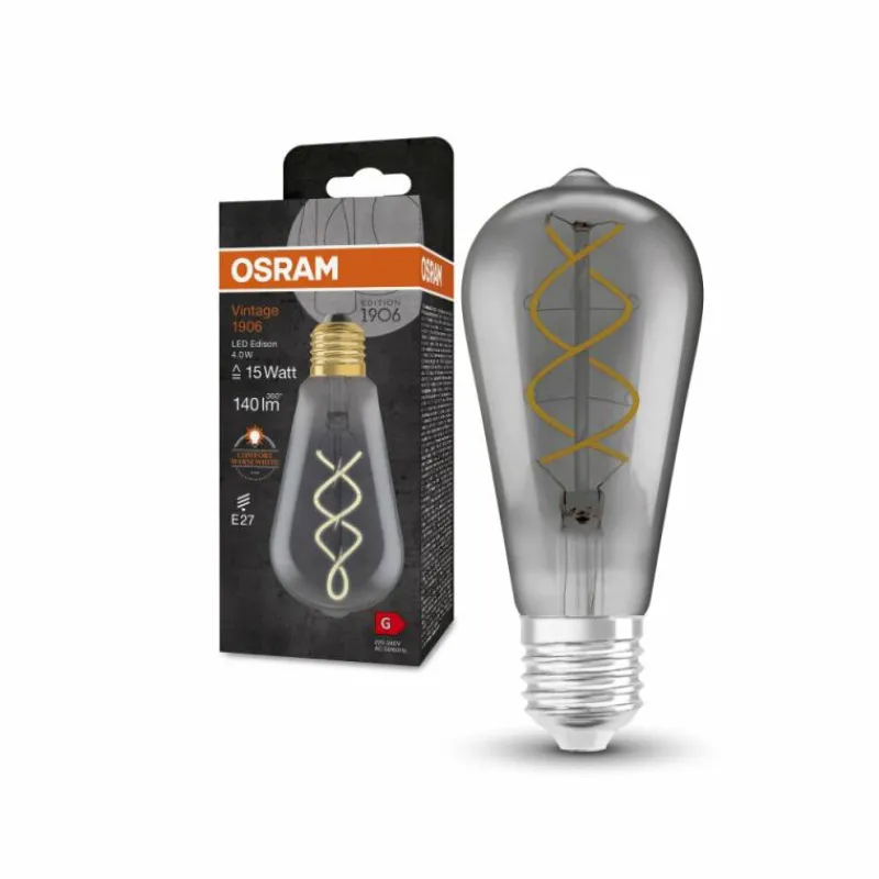 Luminaires Osram OSRAM Vintage 1906® LED E27 4 Watt 1800 Kelvin 140 Lumen