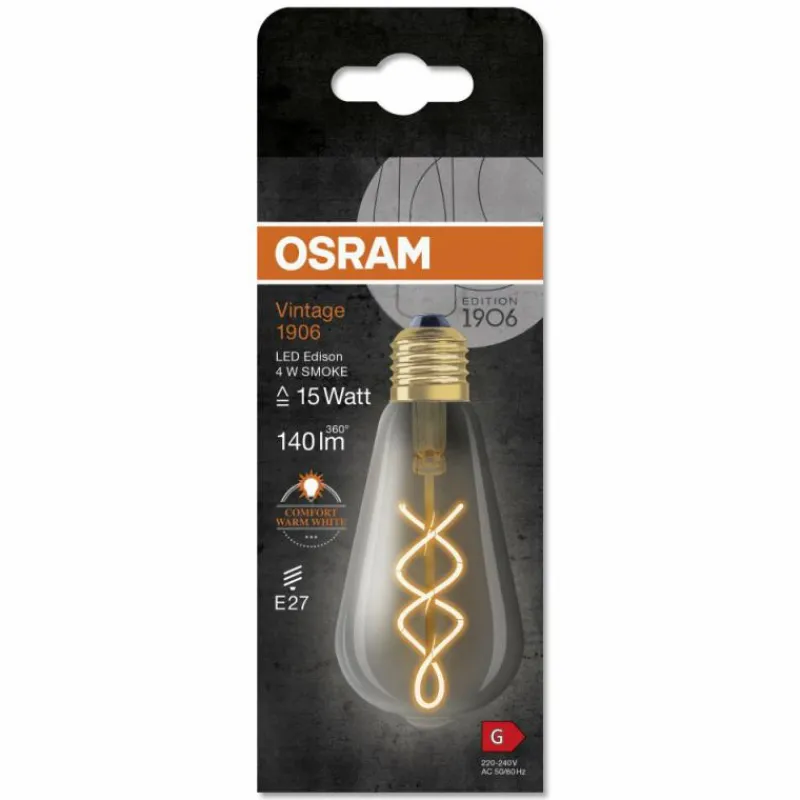 Luminaires Osram OSRAM Vintage 1906® LED E27 4 Watt 1800 Kelvin 140 Lumen