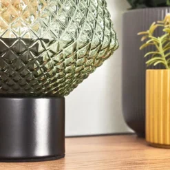 hofstein Paderne Lampe à poser Noir, 1 lumière