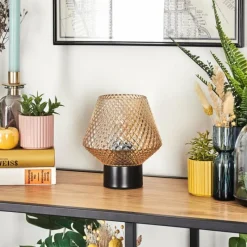 hofstein Paderne Lampe à poser Noir, 1 lumière