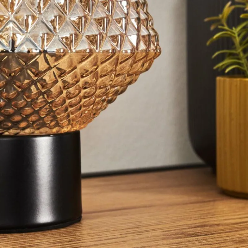 hofstein Paderne Lampe à poser Noir, 1 lumière