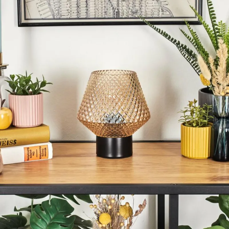 hofstein Paderne Lampe à poser Noir, 1 lumière