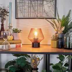 hofstein Paderne Lampe à poser Noir, 1 lumière